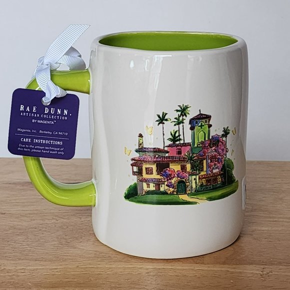 Rae Dunn Disney Encanto CASITA White Green Ceramic Coffee Mug 16oz Collectable - Picture 9 of 15